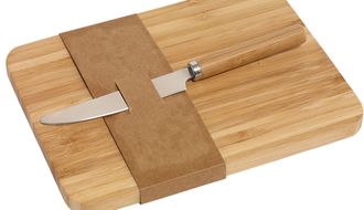 Soutěž o sadu krájecího prkénka z bambusového dřeva a nerezového nože